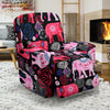 Pink Elephant Pattern Recliner Slipcover-JORJUNE.COM