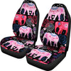 Pink Elephant Pattern Universal Fit Car Seat Covers