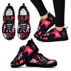 Pink Elephant Pattern Women Sneakers