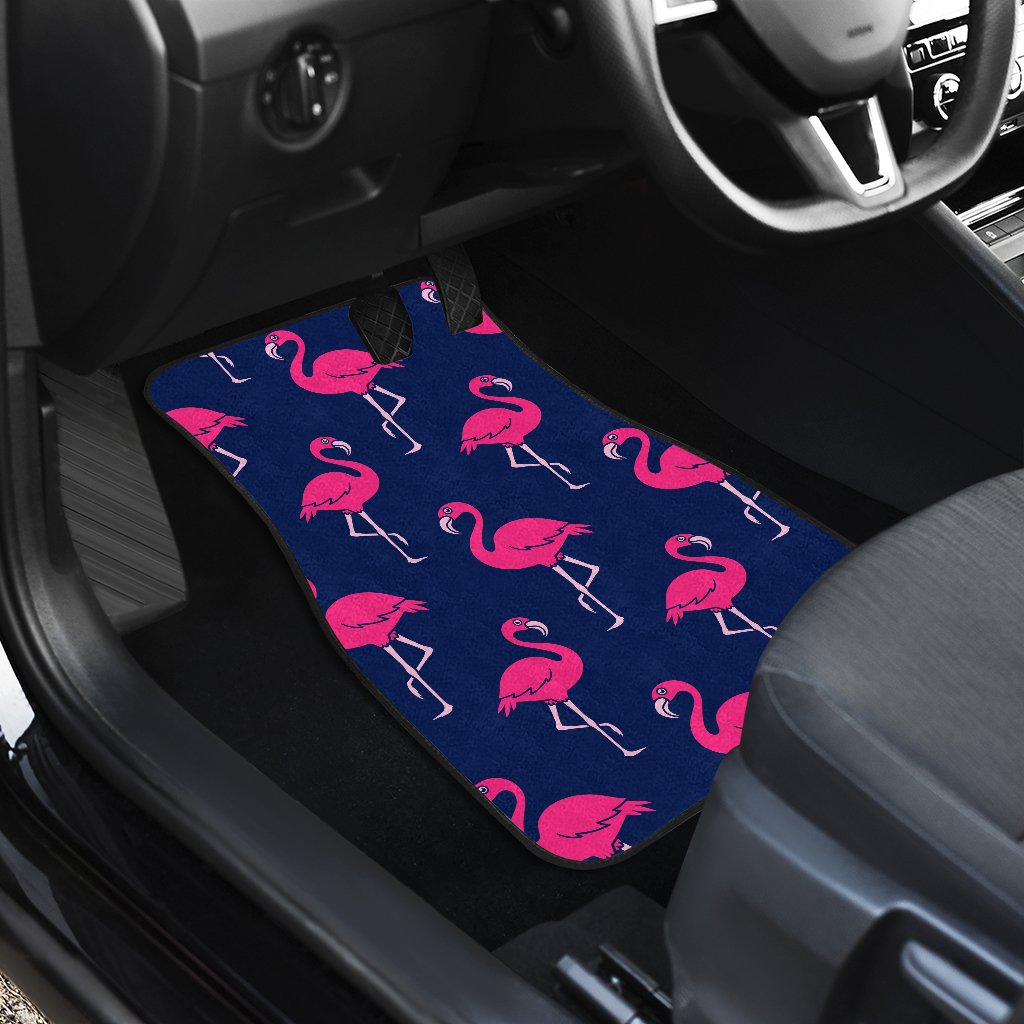 Pink Flamingo Pattern Car Floor Mats