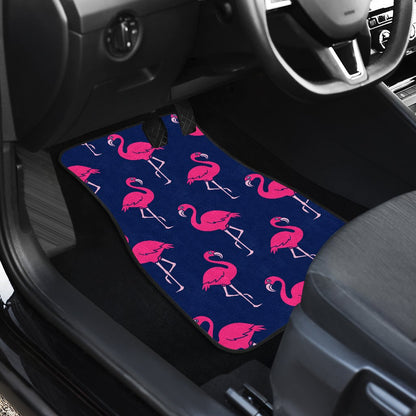 Pink Flamingo Pattern Car Floor Mats