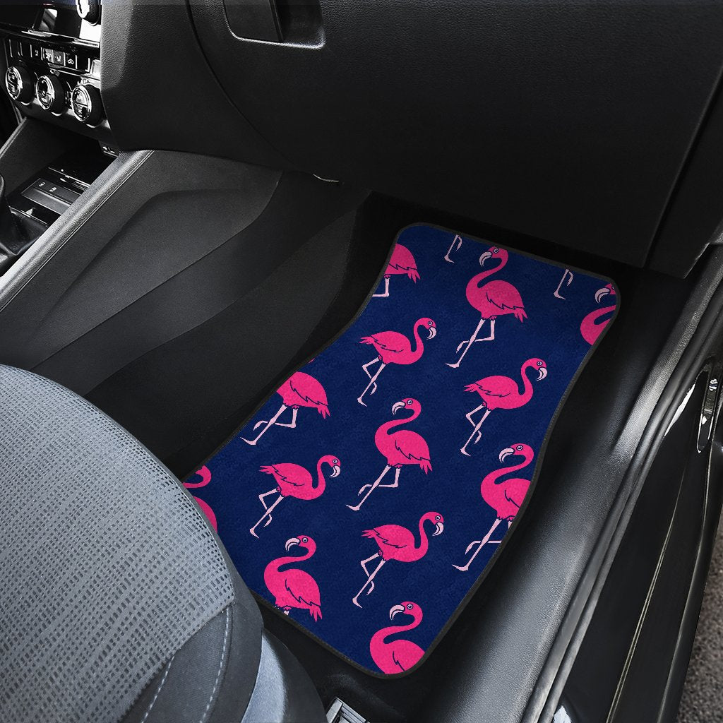 Pink Flamingo Pattern Car Floor Mats