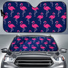 Pink Flamingo Pattern Car Sun Shade-JorJune