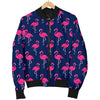 Pink Flamingo Pattern Men Casual Bomber Jacket