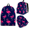 Pink Flamingo Pattern Premium Backpack