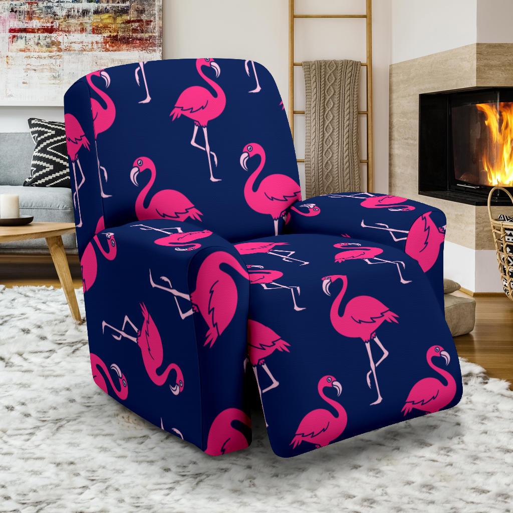 Pink Flamingo Pattern Recliner Slipcover-JORJUNE.COM