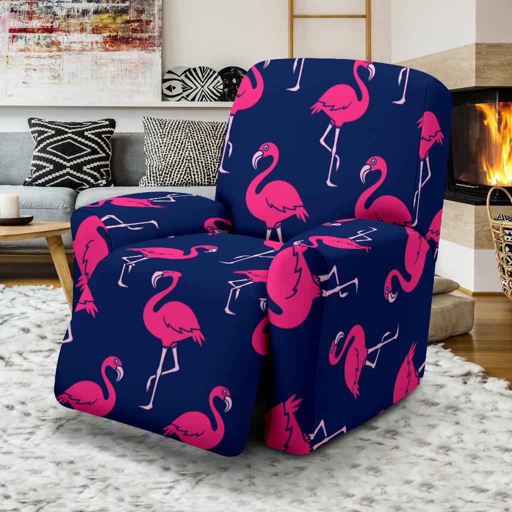 Pink Flamingo Pattern Recliner Slipcover-JORJUNE.COM