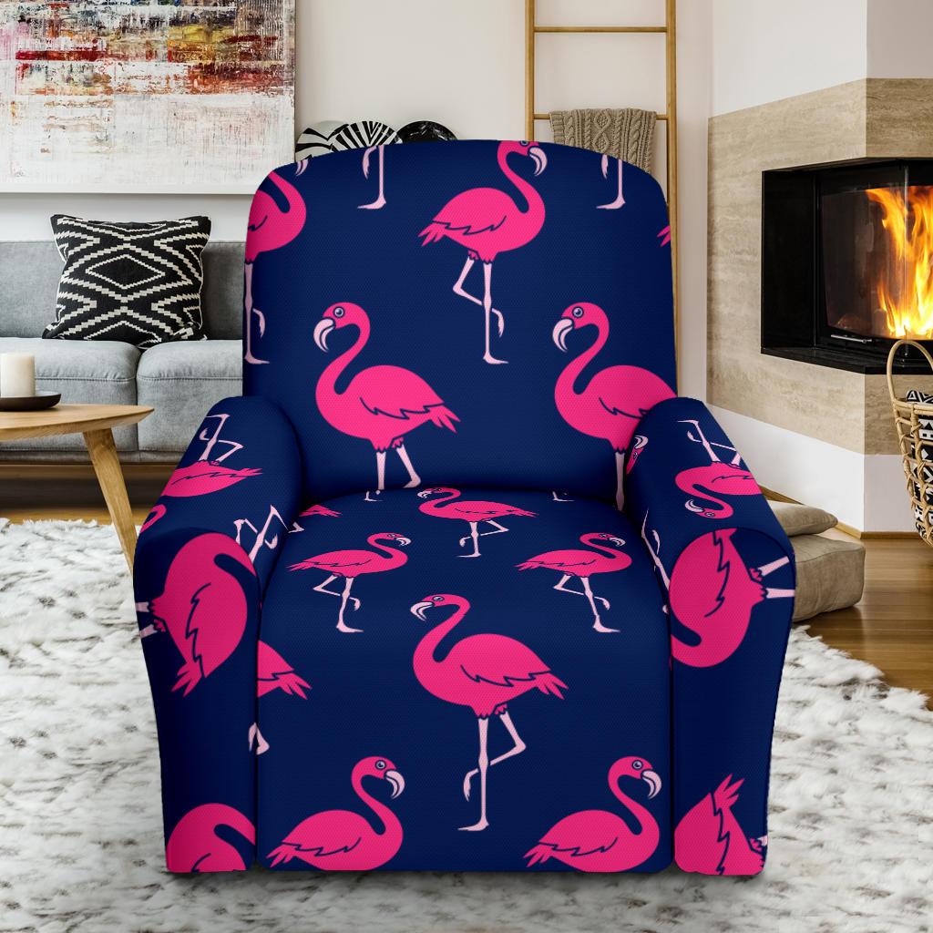 Pink Flamingo Pattern Recliner Slipcover-JORJUNE.COM