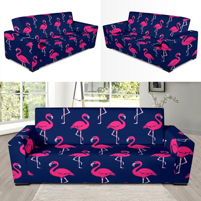 Pink Flamingo Pattern Sofa Slipcover-JORJUNE.COM