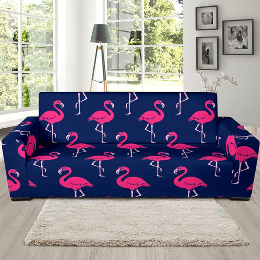 Pink Flamingo Pattern Sofa Slipcover-JORJUNE.COM