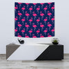 Pink Flamingo Pattern Tapestry