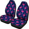 Pink Flamingo Pattern Universal Fit Car Seat Covers