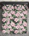 Pink hibiscus camouflage camo Duvet Cover Bedding Set