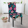 Pink Hibiscus Hawaiian Flower Dining Chair Slipcover-JORJUNE.COM