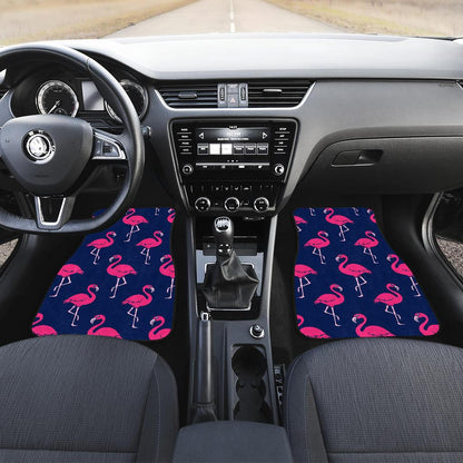 Pink Hibiscus Hawaiian Flower Front and Back Car Floor Mats