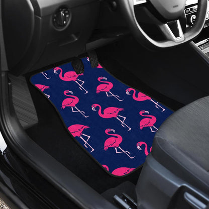 Pink Hibiscus Hawaiian Flower Front and Back Car Floor Mats