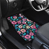 Pink Hibiscus Hawaiian Flower Front and Back Car Floor Mats