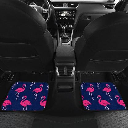 Pink Hibiscus Hawaiian Flower Front and Back Car Floor Mats