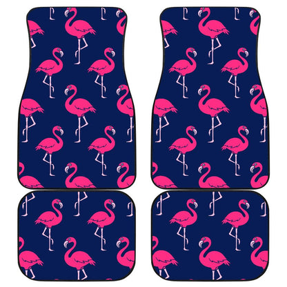 Pink Hibiscus Hawaiian Flower Front and Back Car Floor Mats