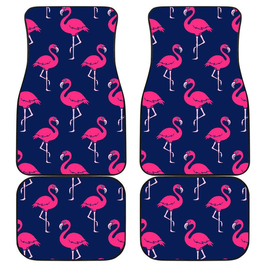 Pink Hibiscus Hawaiian Flower Front and Back Car Floor Mats