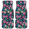 Pink Hibiscus Hawaiian Flower Front and Back Car Floor Mats