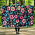 Pink Hibiscus Hawaiian Flower Hooded Blanket-JORJUNE.COM