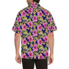 Pink Hibiscus Pattern Print Design HB027 Men Hawaiian Shirt-JorJune