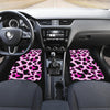 Pink Leopard Print Front and Back Car Floor Mats