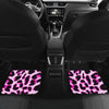 Pink Leopard Print Front and Back Car Floor Mats