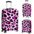 Pink Leopard Print Luggage Cover Protector