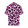 Pink Leopard Print Men Hawaiian Shirt