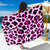 Pink Leopard Print Sarong Pareo Wrap