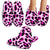 Pink Leopard Print Slippers