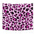 Pink Leopard Print Tapestry