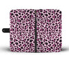 Pink Leopard Print Wallet Phone Case