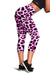 Pink Leopard Print Women Capris