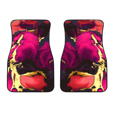 Pink Marble Car Floor Mats