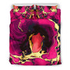 Pink Marble Duvet Cover Bedding Set