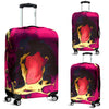Pink Marble Luggage Cover Protector