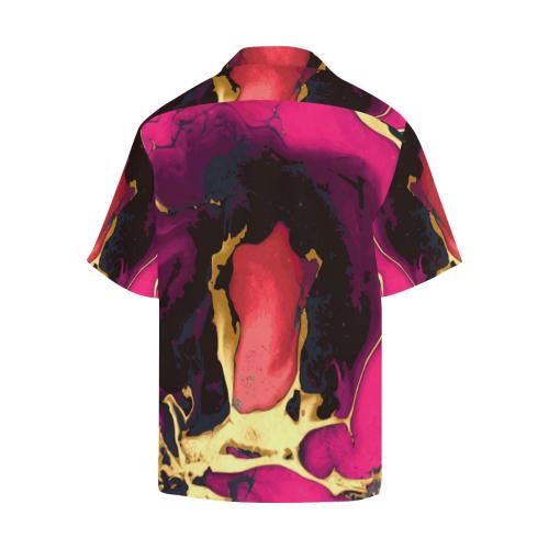 Pink Marble Men Hawaiian Shirt