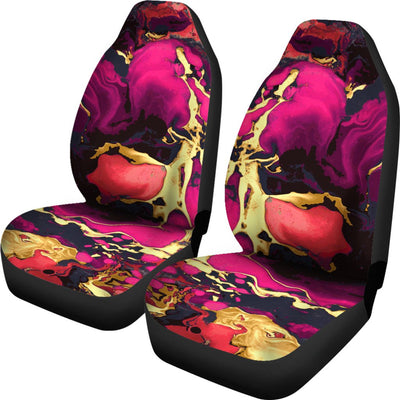 Pink Marble Universal Fit Car Seat Covers