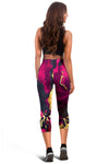 Pink Marble Women Capris