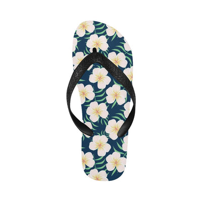 Pink Plumeria Pattern Print Design PM016 Flip Flops-JorJune