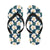 Pink Plumeria Pattern Print Design PM016 Flip Flops-JorJune