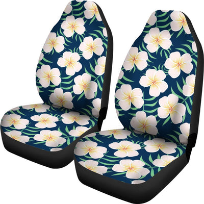 Pink Plumeria Pattern Print Design PM016 Universal Fit Car Seat Covers-JorJune