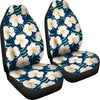 Pink Plumeria Pattern Print Design PM016 Universal Fit Car Seat Covers-JorJune