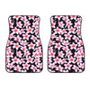 Pink Plumeria Pattern Print Design PM09 Car Floor Mats-JORJUNE.COM