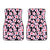 Pink Plumeria Pattern Print Design PM09 Car Floor Mats-JORJUNE.COM