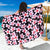 Pink Plumeria Pattern Print Design PM09 Sarong Pareo Wrap-JORJUNE.COM