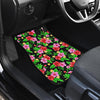 Pink Red Hibiscus Pattern Print Design HB023 Car Floor Mats-JORJUNE.COM